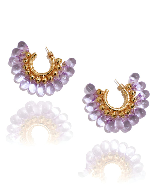 Pre order: Sabbath d'Or Earrings – Radiant Purity, Effortless Grace