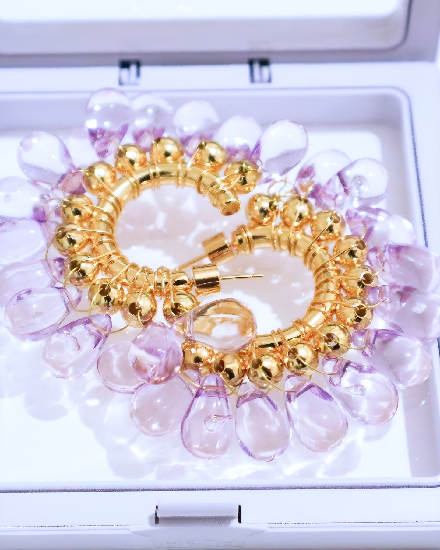 Pre order: Sabbath d'Or Earrings – Radiant Purity, Effortless Grace